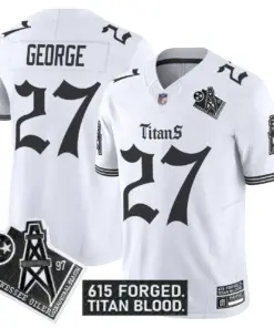 Gothic Shadows Drop' Tennessee Titans Nike Vapor Limited Stitched Jersey - Black - Image 20