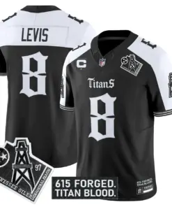 Gothic Shadows Drop' Tennessee Titans Nike Vapor Limited Stitched Jersey - Black - Image 24