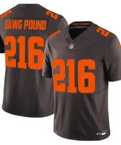 Alternative view of Dawg Edition' Cleveland Browns Nike Vapor Limited Stitched Jersey - Anthracite