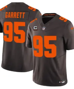 Dawg Edition' Cleveland Browns Nike Vapor Limited Stitched Jersey - Anthracite - Image 3