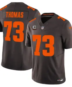 Dawg Edition' Cleveland Browns Nike Vapor Limited Stitched Jersey - Anthracite - Image 5