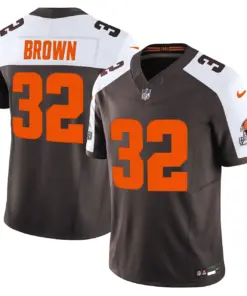 Dawg Edition' Cleveland Browns Nike Vapor Limited Stitched Jersey - Anthracite - Image 13