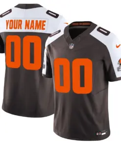 Alternative view of Dawg Edition' Cleveland Browns Nike Vapor Custom Limited Stitched Jersey - Anthracite