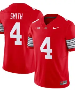 Nike 2025 Ohio State Buckeyes 'Heritage Stripe' Vapor Limited Stitched Jersey - White - Image 11
