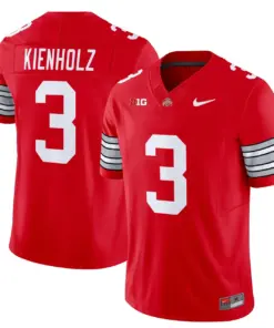 Nike 2025 Ohio State Buckeyes 'Heritage Stripe' Vapor Limited Stitched Jersey - White - Image 16