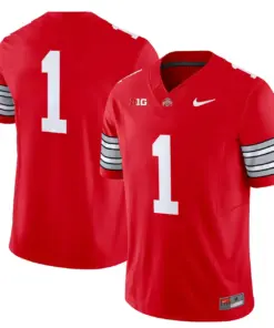 Nike 2025 Ohio State Buckeyes 'Heritage Stripe' Vapor Limited Stitched Jersey - White - Image 20