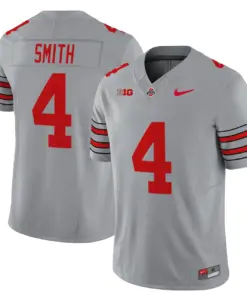 Nike 2025 Ohio State Buckeyes 'Heritage Stripe' Vapor Limited Stitched Jersey - White - Image 21