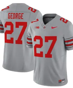 Nike 2025 Ohio State Buckeyes 'Heritage Stripe' Vapor Limited Stitched Jersey - White - Image 28