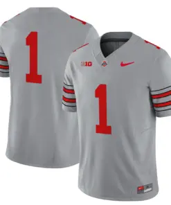 Nike 2025 Ohio State Buckeyes 'Heritage Stripe' Vapor Limited Stitched Jersey - White - Image 30