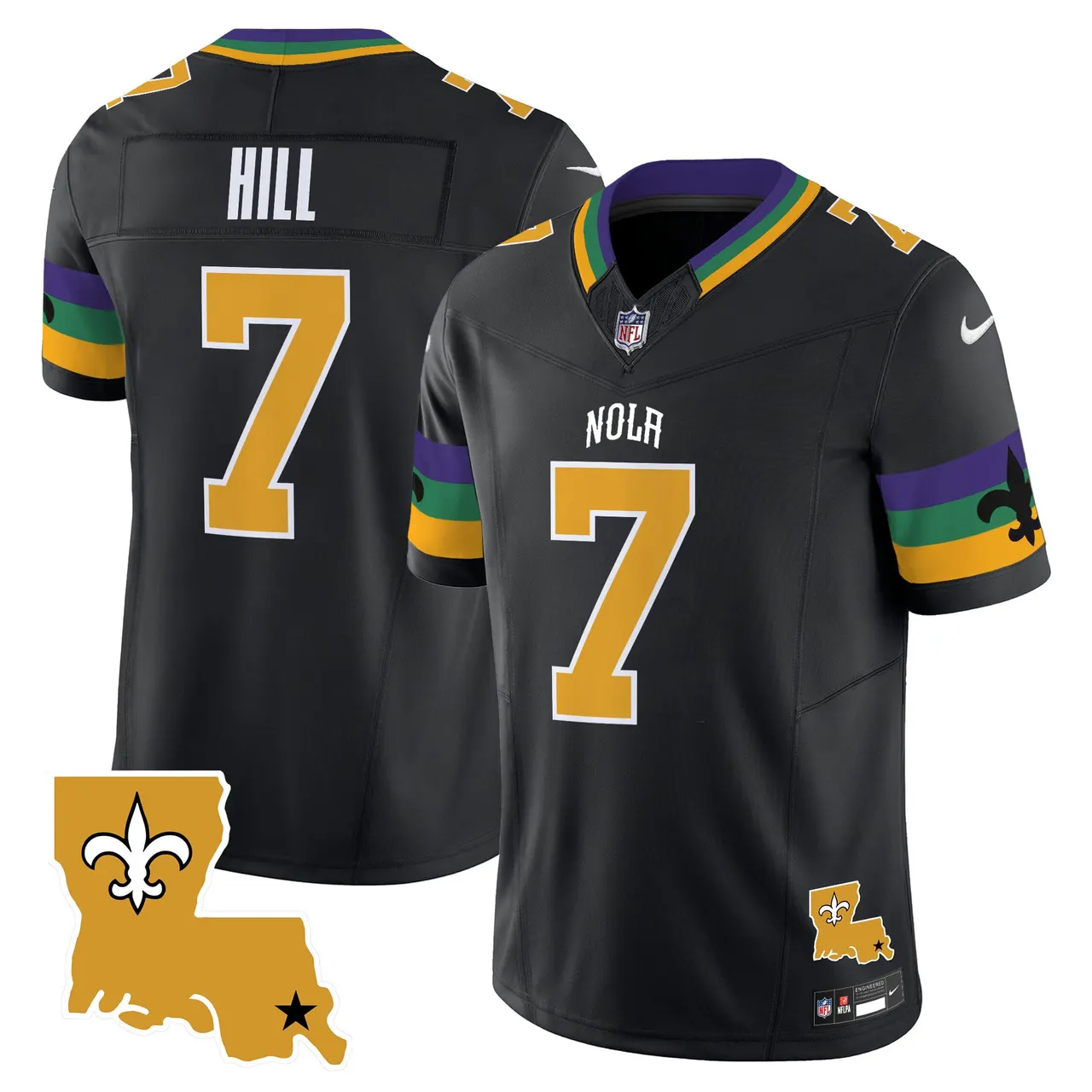 New Orleans Saints Nike 2025 Vapor Limited Stitched Jersey - White - Image 14