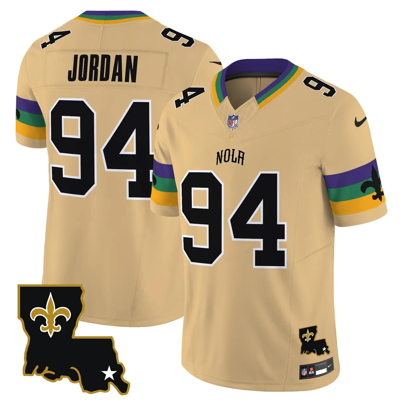 New Orleans Saints Nike 2025 Vapor Limited Stitched Jersey - White - Image 19
