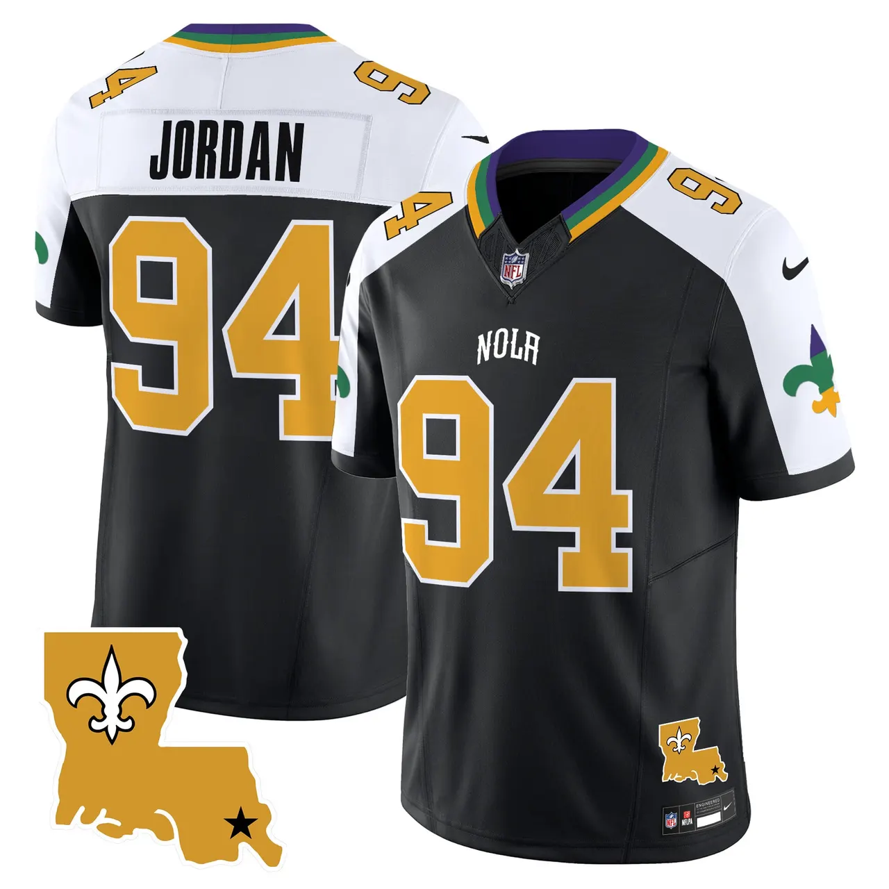 New Orleans Saints Nike 2025 Vapor Limited Stitched Jersey - White - Image 27