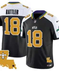 New Orleans Saints Nike 2025 Vapor Limited Stitched Jersey - White - Image 32