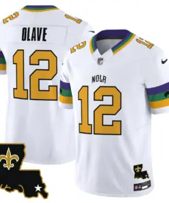 New Orleans Saints Nike 2025 Vapor Limited Stitched Jersey - White