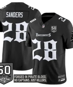 Pirate Shadows Edition' Tampa Bay Buccaneers Nike Limited Stitched Jersey - Black - Image 3