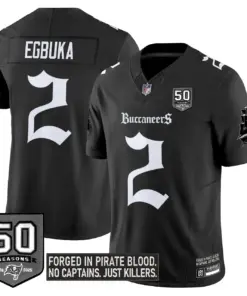 Pirate Shadows Edition' Tampa Bay Buccaneers Nike Limited Stitched Jersey - Black - Image 4