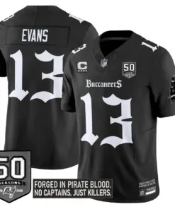 Pirate Shadows Edition' Tampa Bay Buccaneers Nike Limited Stitched Jersey - Black - Image 7