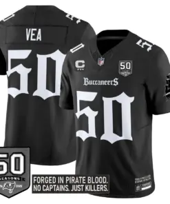 Pirate Shadows Edition' Tampa Bay Buccaneers Nike Limited Stitched Jersey - Black - Image 9