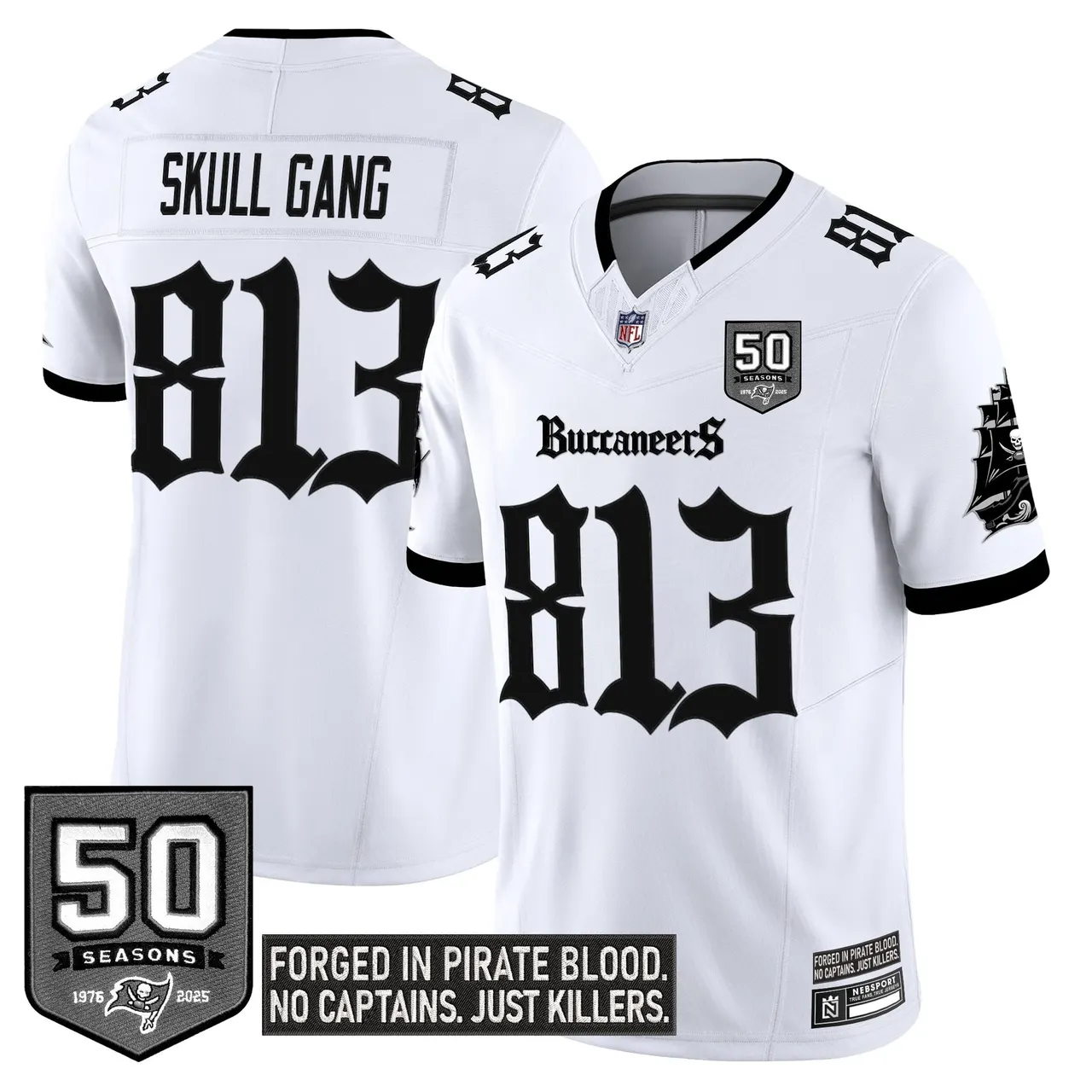 Pirate Shadows Edition' Tampa Bay Buccaneers Nike Limited Stitched Jersey - Black - Image 13