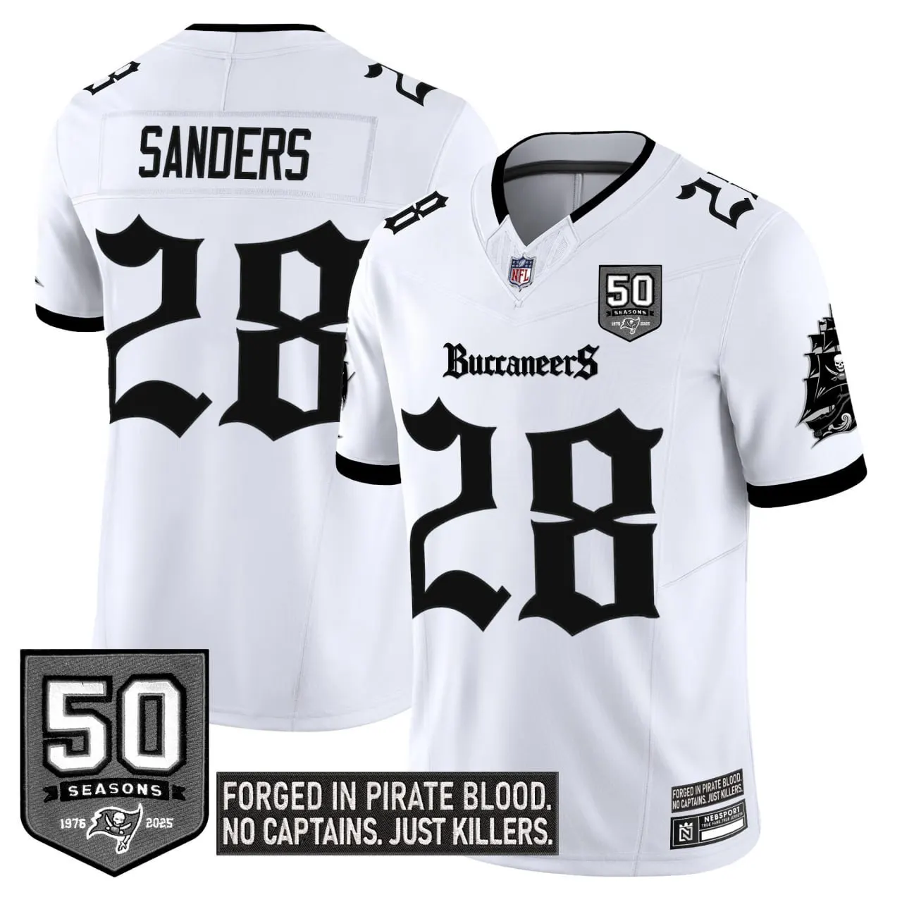 Pirate Shadows Edition' Tampa Bay Buccaneers Nike Limited Stitched Jersey - Black - Image 14