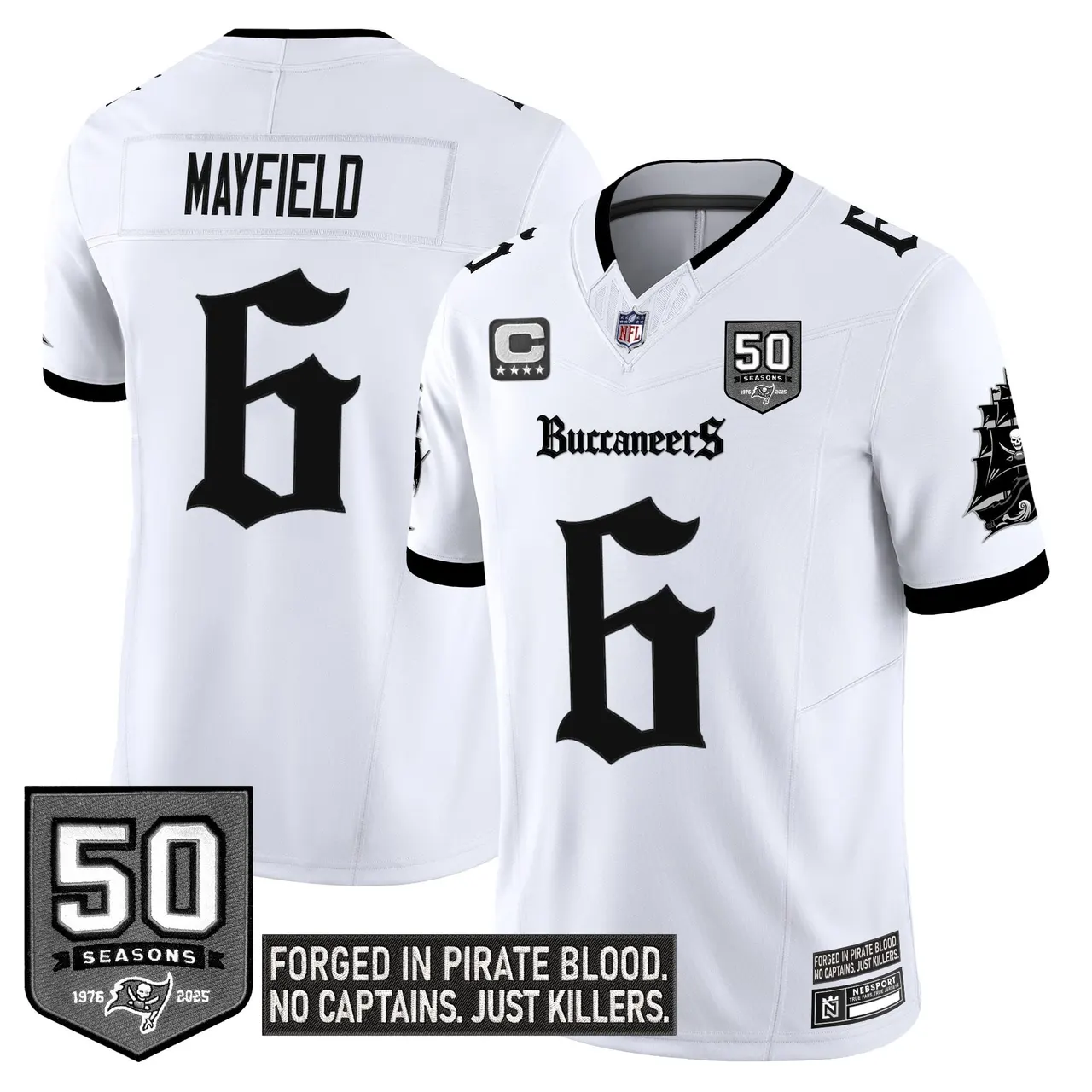 Pirate Shadows Edition' Tampa Bay Buccaneers Nike Limited Stitched Jersey - Black - Image 16