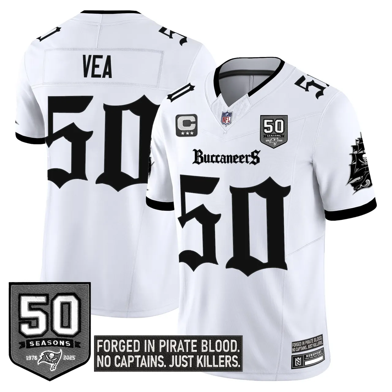 Pirate Shadows Edition' Tampa Bay Buccaneers Nike Limited Stitched Jersey - Black - Image 20
