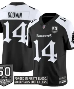 Pirate Shadows Edition' Tampa Bay Buccaneers Nike Limited Stitched Jersey - Black - Image 30