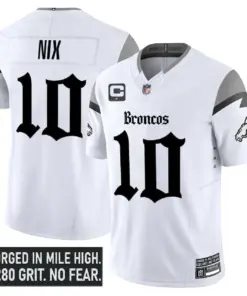 Mile High Shadows Edition' Denver Broncos Nike Vapor Limited Stitched Jersey - Black - Image 8