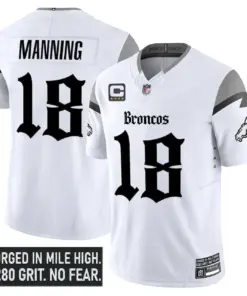 Mile High Shadows Edition' Denver Broncos Nike Vapor Limited Stitched Jersey - Black - Image 12