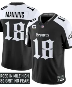 Mile High Shadows Edition' Denver Broncos Nike Vapor Limited Stitched Jersey - Black - Image 19