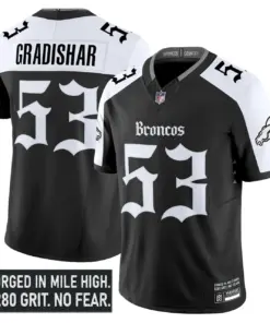 Mile High Shadows Edition' Denver Broncos Nike Vapor Limited Stitched Jersey - Black - Image 21