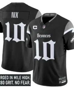 Mile High Shadows Edition' Denver Broncos Nike Vapor Limited Stitched Jersey - Black