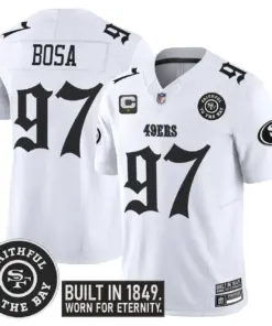 Gothic Edition' San Francisco 49ers Nike Vapor Limited Stitched Jersey - Black - Image 17