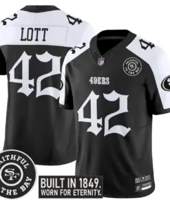 Gothic Edition' San Francisco 49ers Nike Vapor Limited Stitched Jersey - Black - Image 30