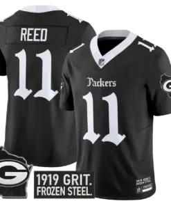 Frozen Tundra Edition' Green Bay Packers Nike Vapor Limited Stitched Jersey - Black - Image 5