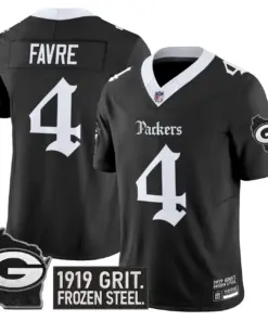 Frozen Tundra Edition' Green Bay Packers Nike Vapor Limited Stitched Jersey - Black - Image 7