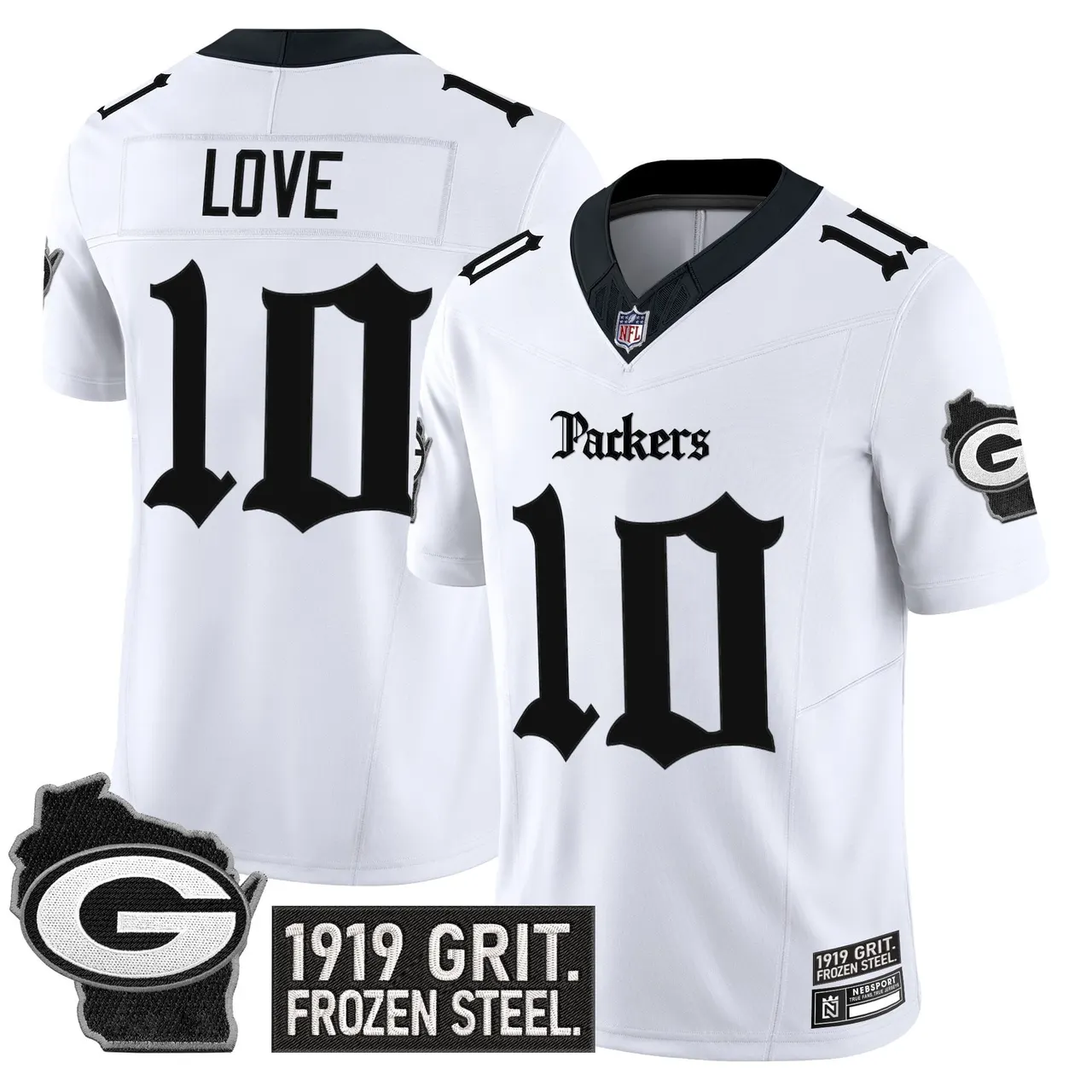 Frozen Tundra Edition' Green Bay Packers Nike Vapor Limited Stitched Jersey - Black - Image 9