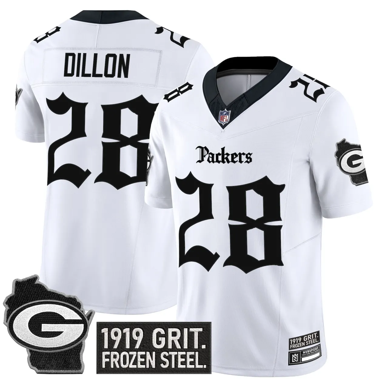 Frozen Tundra Edition' Green Bay Packers Nike Vapor Limited Stitched Jersey - Black - Image 12