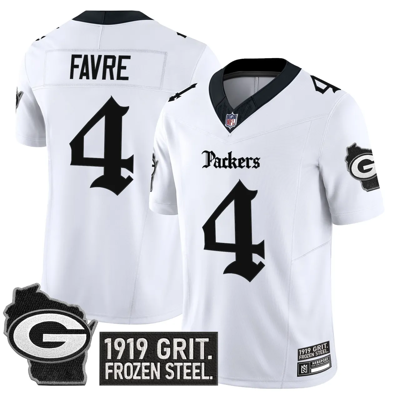 Frozen Tundra Edition' Green Bay Packers Nike Vapor Limited Stitched Jersey - Black - Image 15