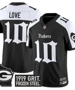 Frozen Tundra Edition' Green Bay Packers Nike Vapor Limited Stitched Jersey - Black - Image 17