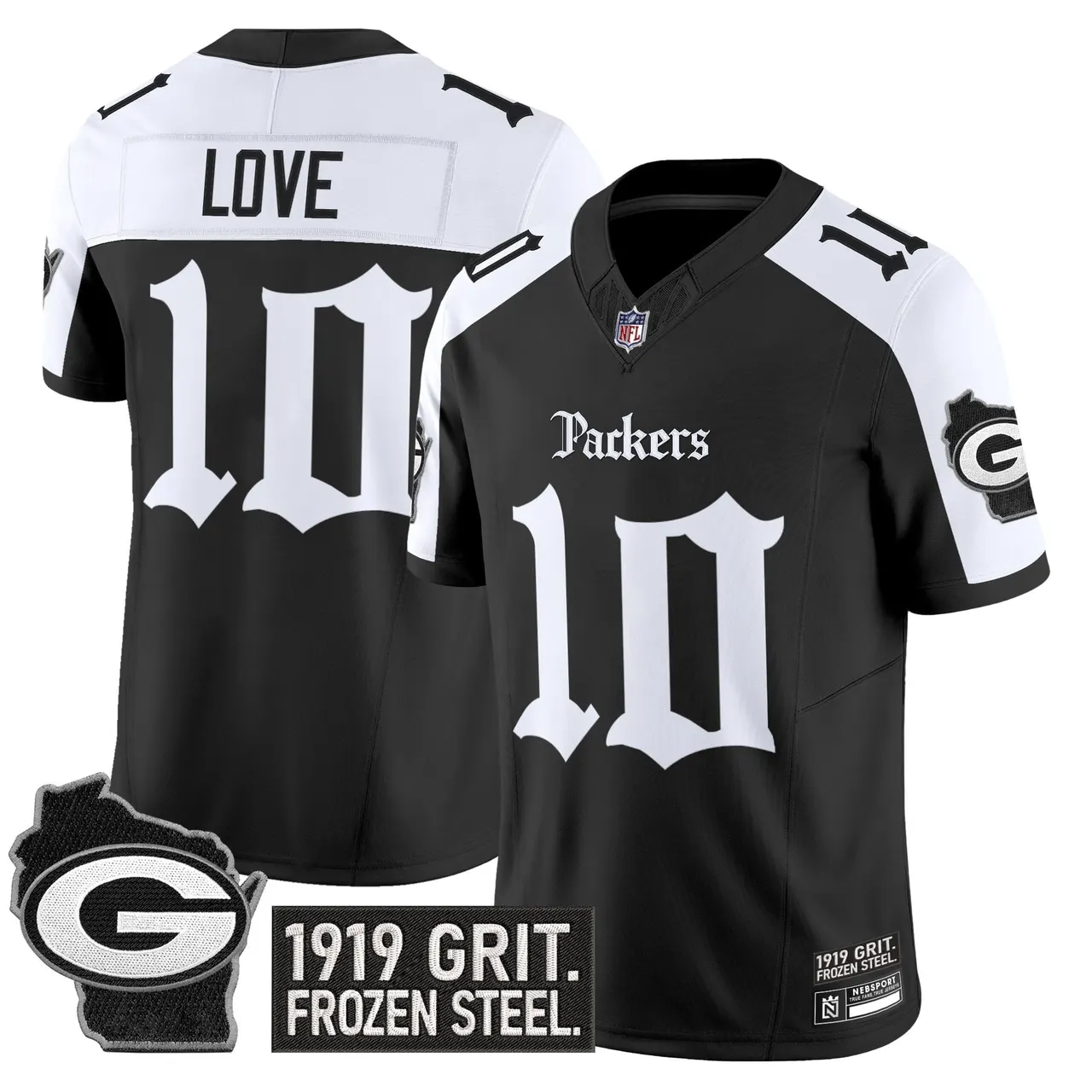 Frozen Tundra Edition' Green Bay Packers Nike Vapor Limited Stitched Jersey - Black - Image 17