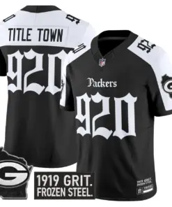 Frozen Tundra Edition' Green Bay Packers Nike Vapor Limited Stitched Jersey - Black - Image 18
