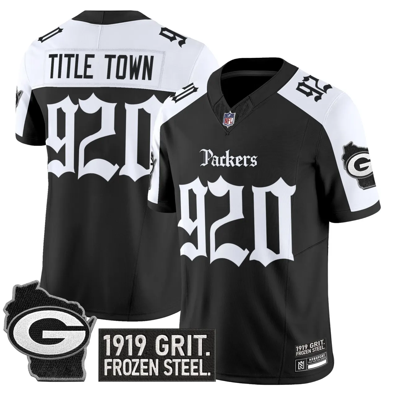 Frozen Tundra Edition' Green Bay Packers Nike Vapor Limited Stitched Jersey - Black - Image 18