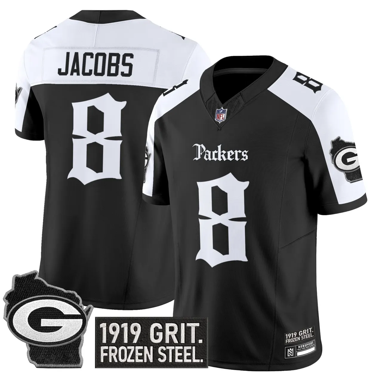 Frozen Tundra Edition' Green Bay Packers Nike Vapor Limited Stitched Jersey - Black - Image 19