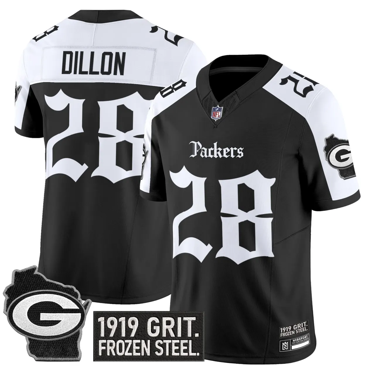 Frozen Tundra Edition' Green Bay Packers Nike Vapor Limited Stitched Jersey - Black - Image 20