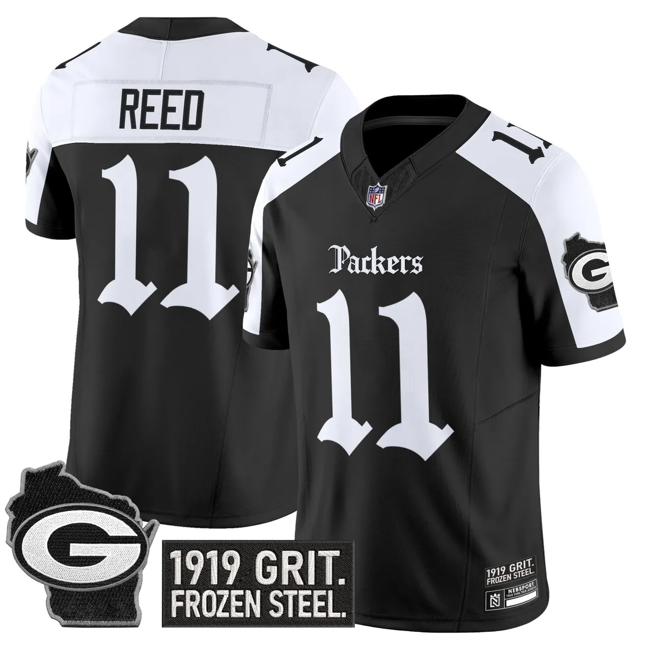 Frozen Tundra Edition' Green Bay Packers Nike Vapor Limited Stitched Jersey - Black - Image 21