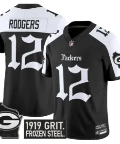 Frozen Tundra Edition' Green Bay Packers Nike Vapor Limited Stitched Jersey - Black - Image 22