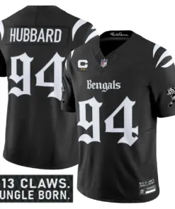 Jungle Shadows Edition' Cincinnati Bengals Nike Vapor Limited Stitched Jersey - Black - Image 4