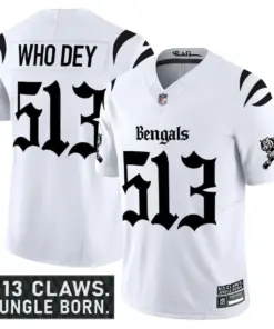 Jungle Shadows Edition' Cincinnati Bengals Nike Vapor Limited Stitched Jersey - Black - Image 8