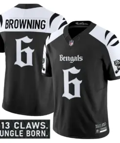 Jungle Shadows Edition' Cincinnati Bengals Nike Vapor Limited Stitched Jersey - Black - Image 18